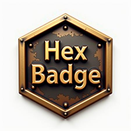 Hex Badge - CE - SDXL & Flux V01 - Flux.1 D