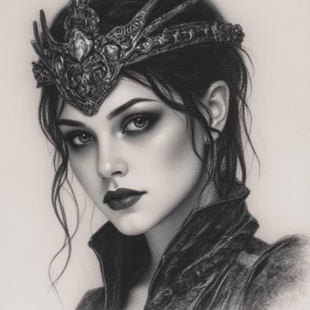 Charcoal Gothic Fantasy Flux
