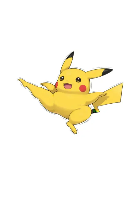 スマブラ64 ピカチュウ 空N - Pose Meme