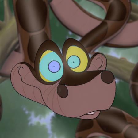 kaa the snake hypnotic eyes - jungle book 1967 V2