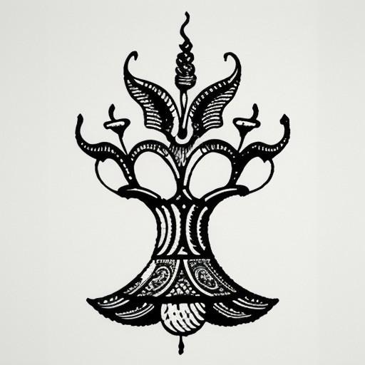 (lighting:1.1), 
simple white background, ornate, intricate details, line art,