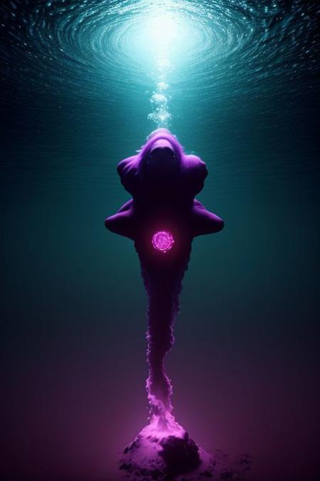 cyberpunk, vaporwave, neon, vibes, vibrant, stunningly beautiful, detailed, magenta highlights, dark purple shadows, high contrast, cinematic, ultra detailed, intricate, professional, legendary spring landscape under the sea . magnificent, celestial, ethereal, painterly, epic, majestic, cover art, dreamy, dark cyberpunk landscape under the sea in a world without hope, best quality, high resolution