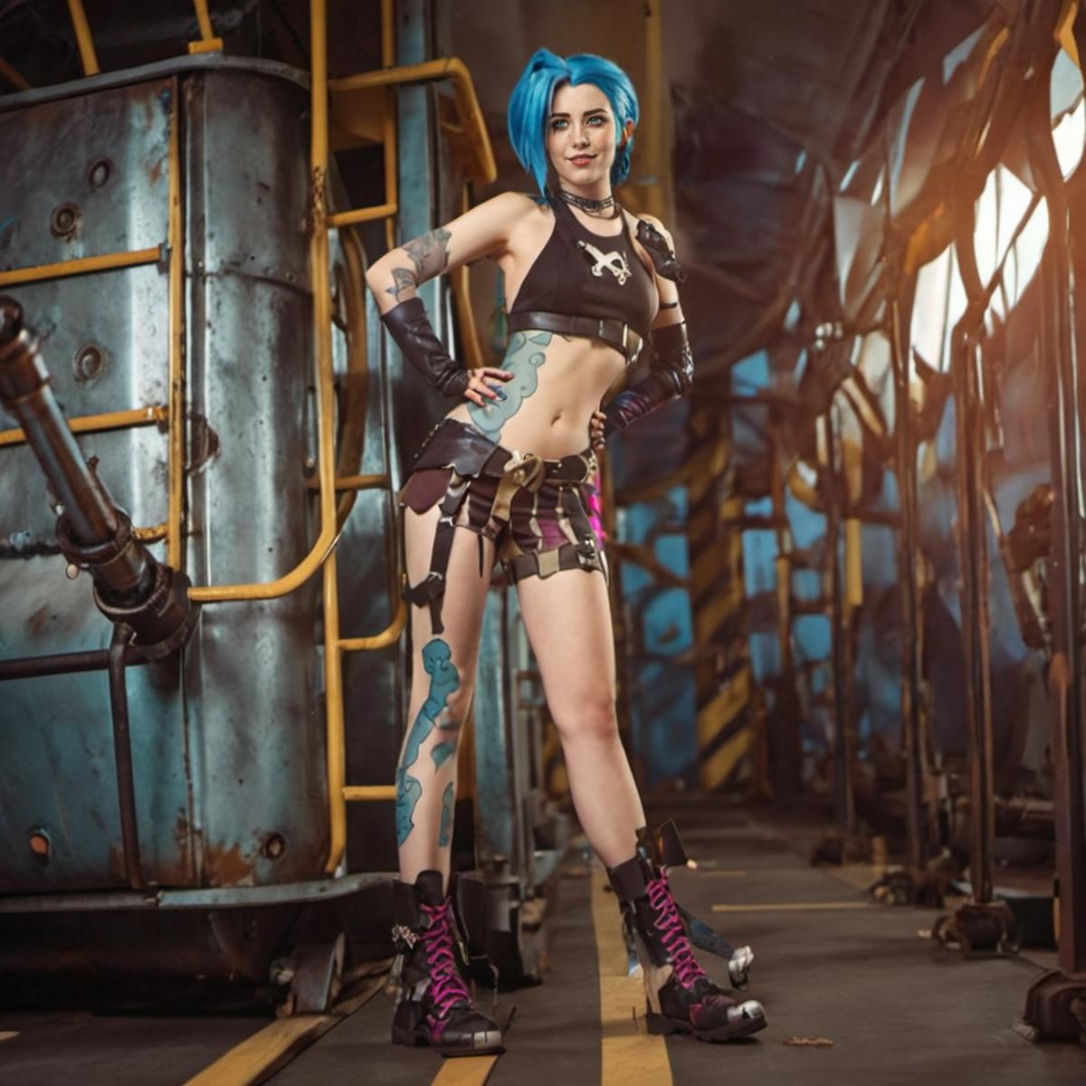 Jinx - Arcane - League of Legends - Realistic SDXL image by PhotobAIt