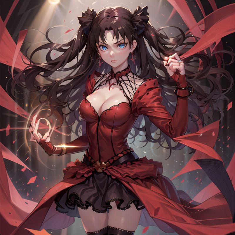 AI Art LoRA Model: Tohsaka Rin  Fate/stay night: Unlimited Blade