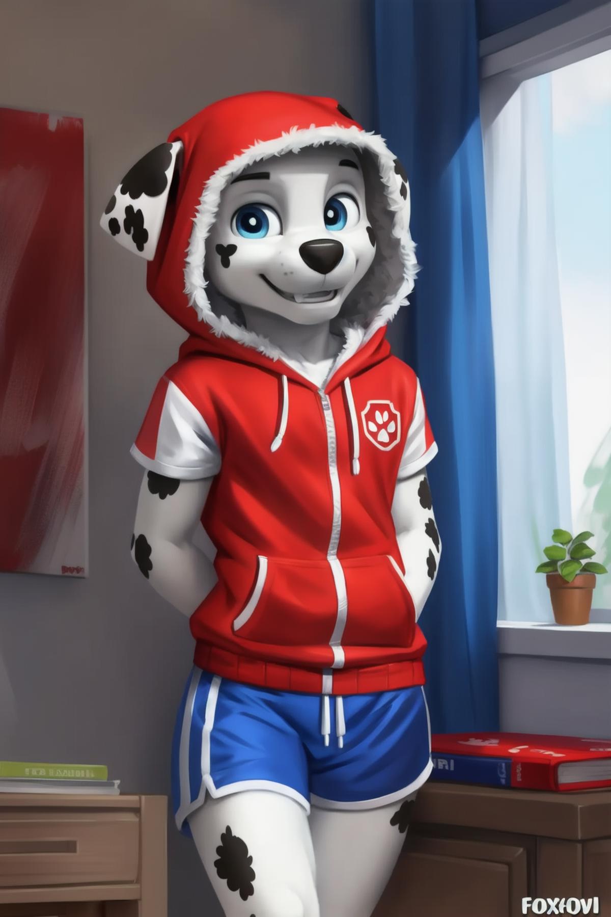 Marshall (Paw Patrol) LoRa image by LOBO_AZUL