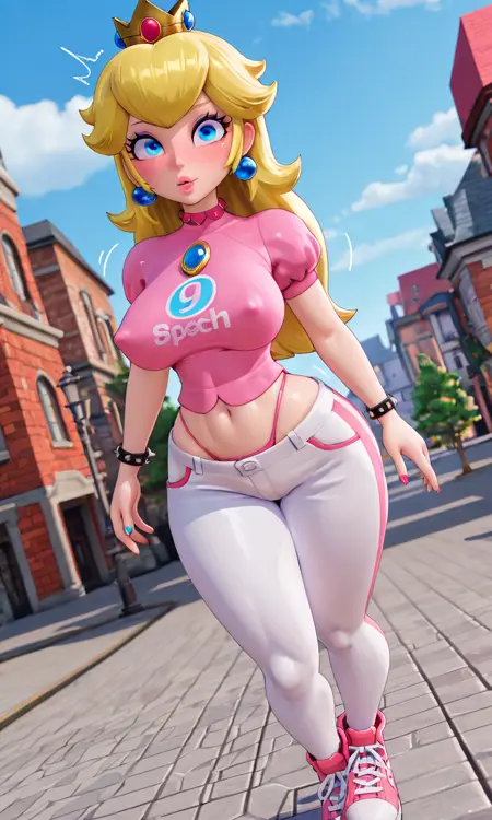 Princess Peach Wyerframez