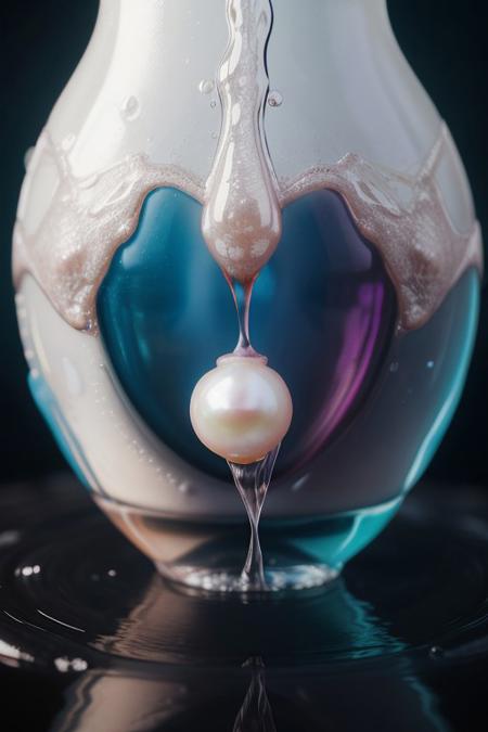abstract neon, diamond, gorgeous, lazypos,aesthetic,extremely aesthetic,masterpiece,flowing,pool of liquid,overflowing,made of l1qu1dp34rl,metal,pearl,liquid pearl,pearlescent,pastel colors,rainbow,,no human, close up,macro photography,macro photo,liquid,filled,filled with liquid,liquid pouring from watch,oozing,<lora:liquidpearlXL_r1:1>,