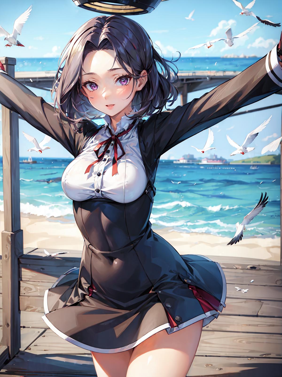 Tatsuta 龍田 / Kancolle image by Liaxi