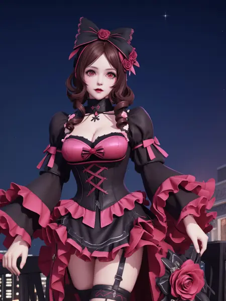 王者荣耀_露娜_哥特玫瑰_Honor of kings_Luna