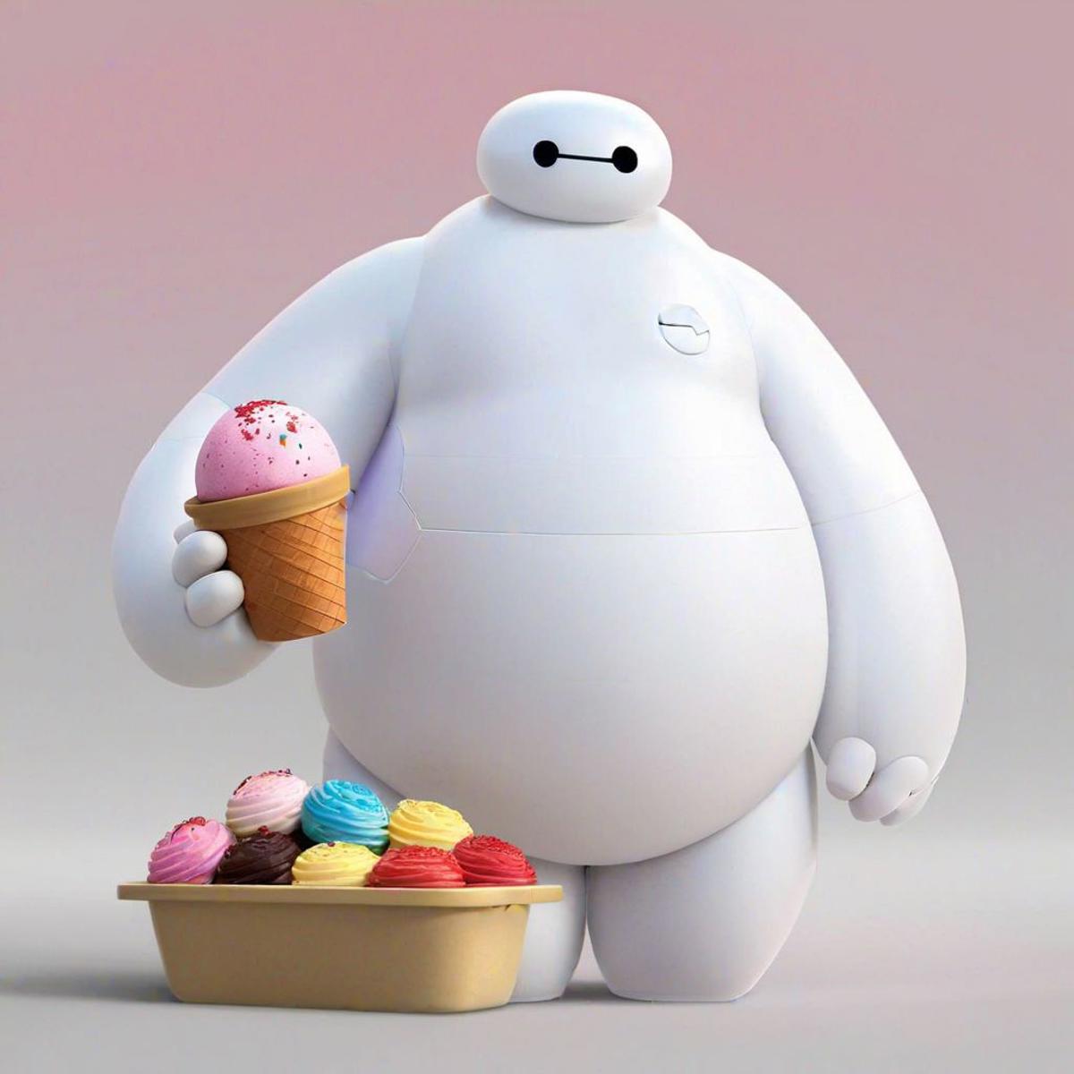 Baymax - no armor - SDXL image