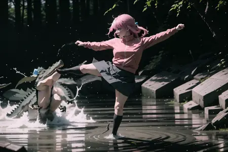 Kicking Alligator Meme | Concept / Pose LoRA