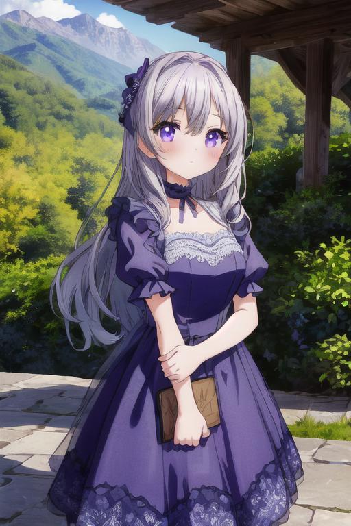 Violet Dress by Stable Yogi image by Yumakono