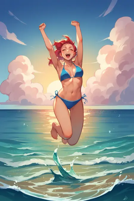 Arms up Jumping LoRa | PonyXL