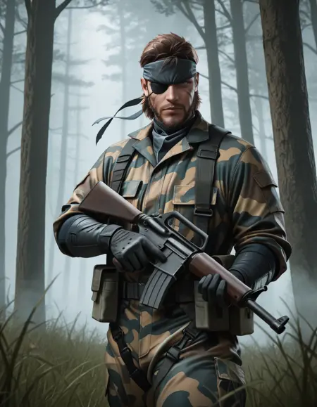 Naked Snake | Big Boss (Metal Gear Saga) - Illustrious