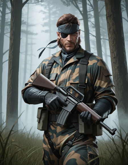 Naked Snake | Big Boss (Metal Gear Saga) - Illustrious V1