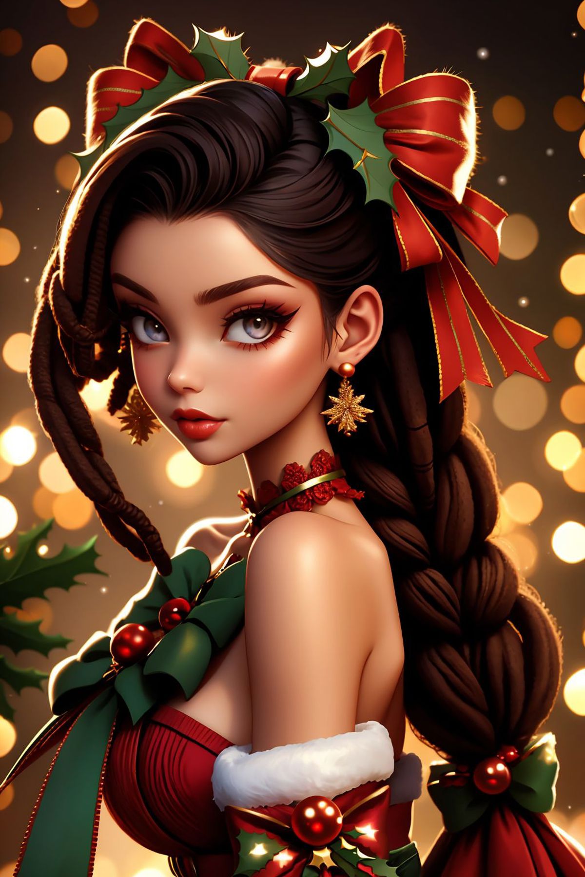 Christmas Pin Up Dress image by Montitto