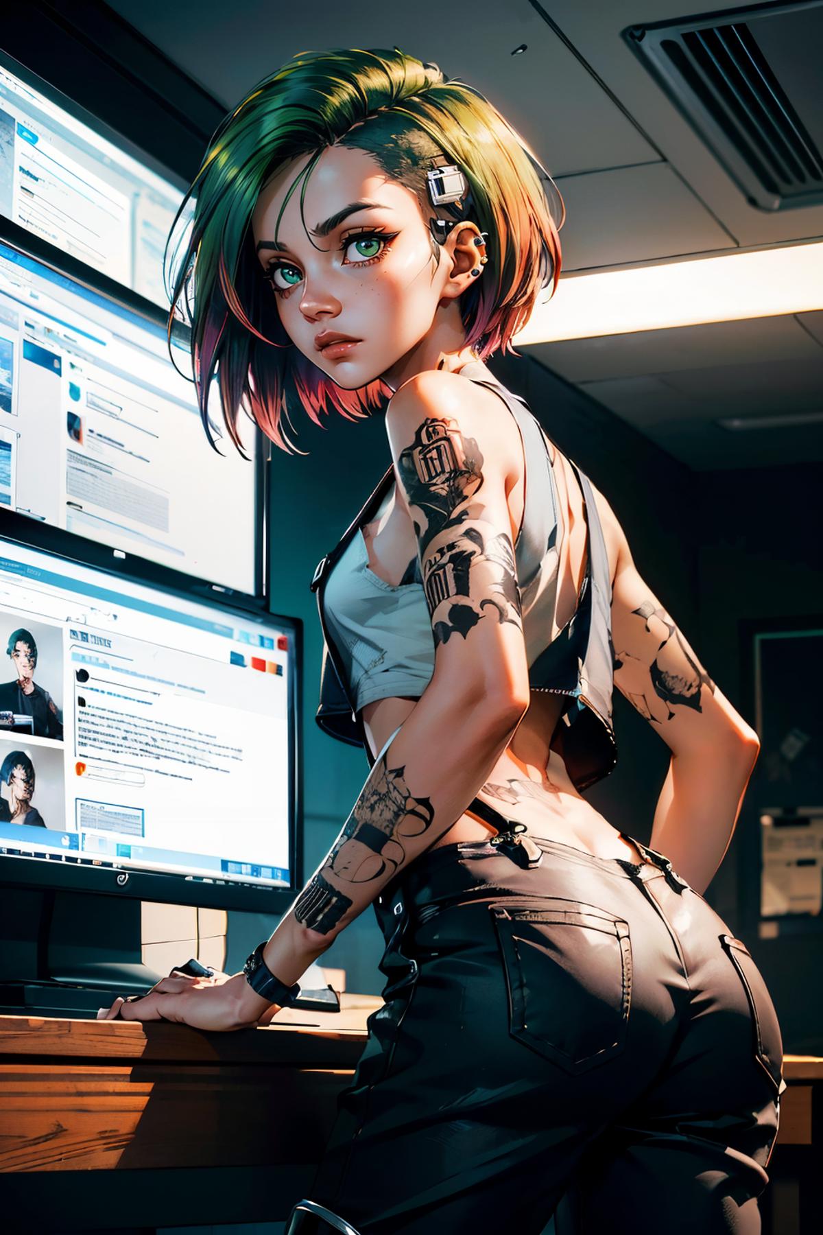 Judy Alvarez from Cyberpunk 2077 image by wikkitikki