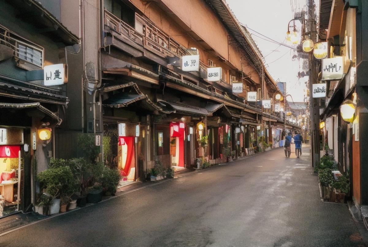 飛田新地（大阪市）/Tobita Shinchi : Japanese traditional Red-light district in Osaka image by yukanosimi