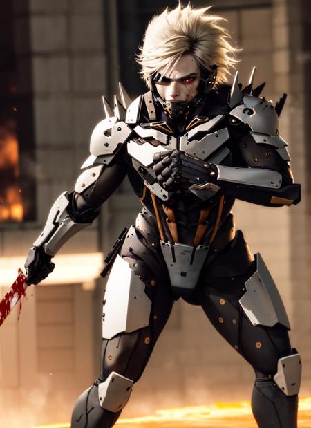 1boy, athletic, muscular, sxz-mgr-v1-4000 holding sword, running through military base, angry smirk, dynamic pose, covered in blood, one-eyed, (detailed background), military base, (lens distortion:0,7), (chromatic aberration:0.7), (fim grain:0.7), intricate, unreal engine 5, volumetric lighting, realistic, cinematic, 4k, cinematic lighting, depth of field, masterpiece, perfect, hyper-detailed, hard lighting, intricate details, stop motion, hyperfocus, tonemapping, sharp focus, hyper detailed  <hypernet:sxz-snyderstyle-850:0.6>