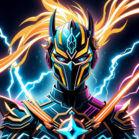 DP HolyGramatic neon illustration FLUX FLUX