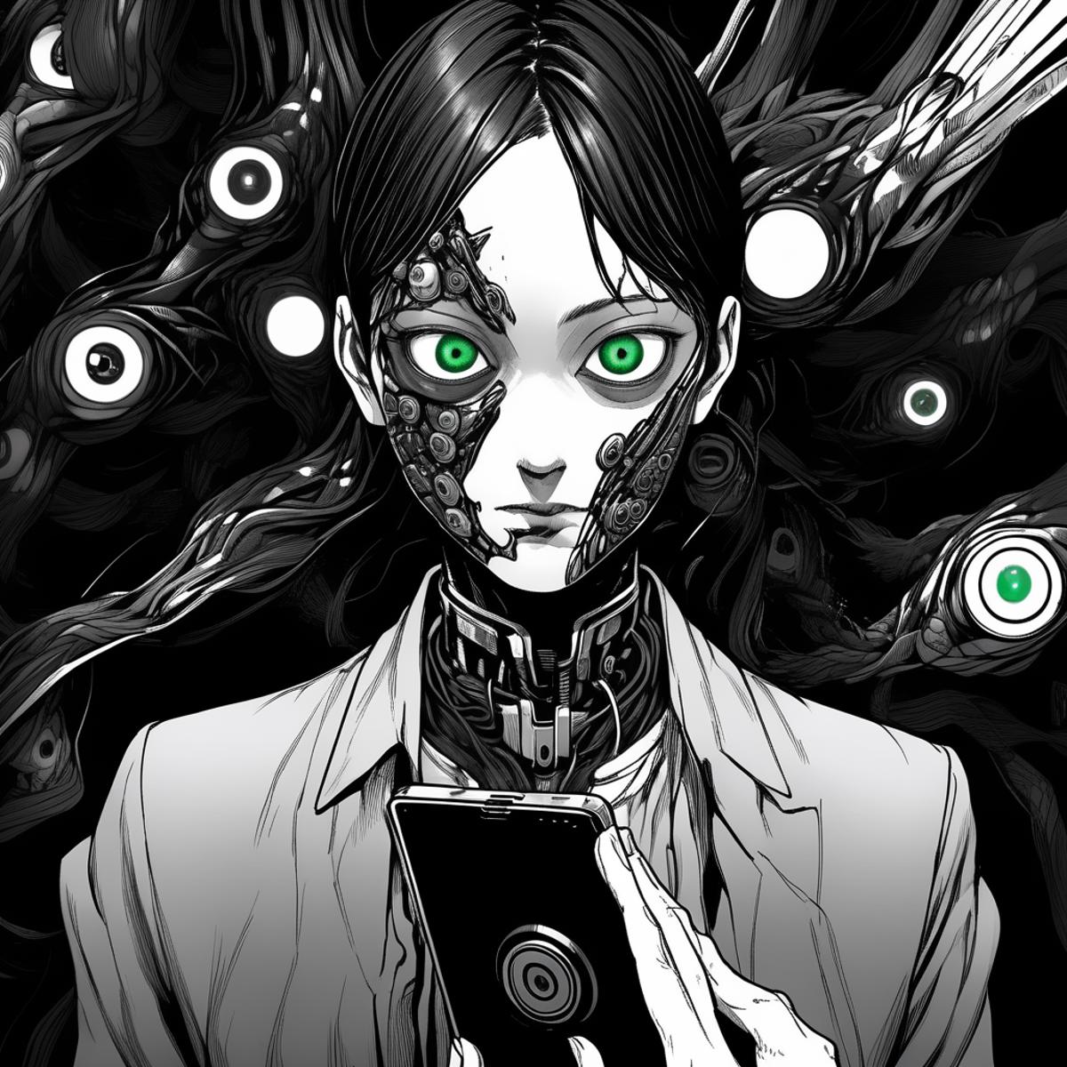 Junji Ito Style {SDXL Now Supported} image by nazzul