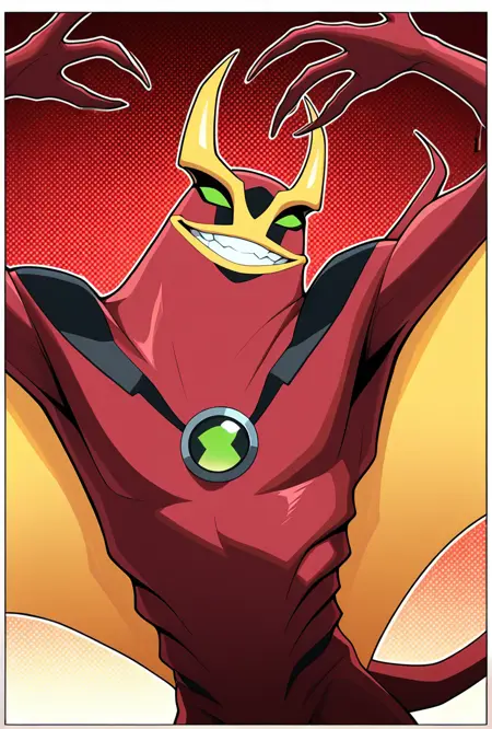 Jetray -- Ben 10 Ultimate Alien Force (chaquetrix support) Illust