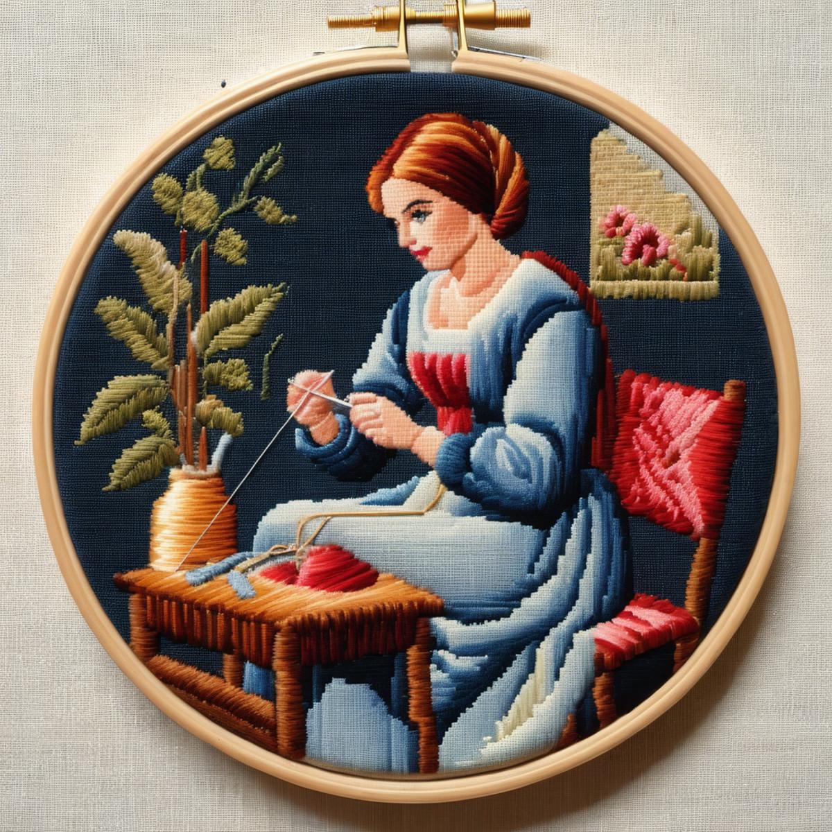 Needlepoint image