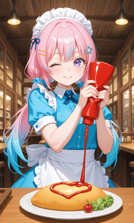 [Illustrious] Squeezing Ketchup v1.0