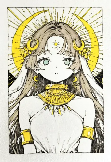 monochrome/yellow | Illustrious Style Lora