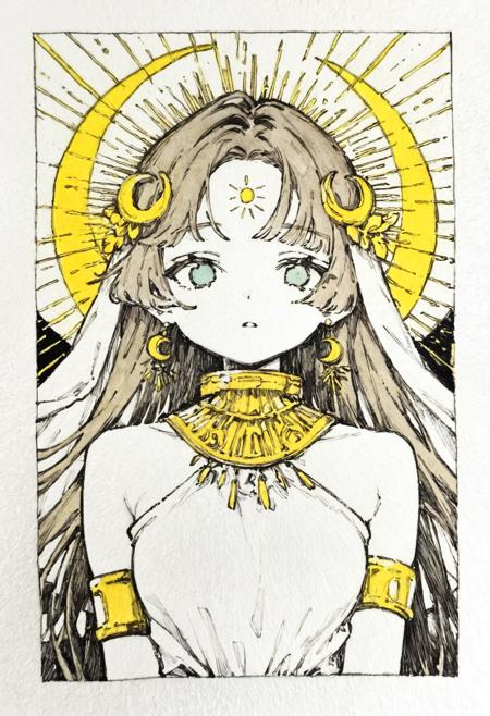 monochrome/yellow | Illustrious Style Lora v1.0 illustriousXL v01