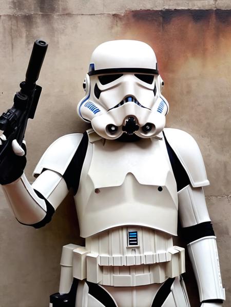 high res, 8k, a stormtrooper from Star Wars <lora:star_wars_offset:0.7>, (extremely intricate:1.3), (realistic), movie screencap