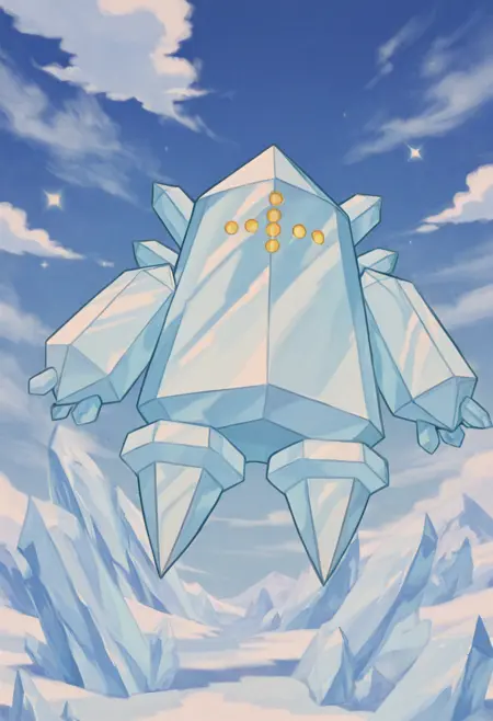 Regice: King Ice | レジアイス (Pokedex #0378) [Illustrious]