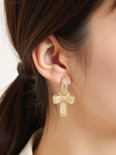 Earring wearing Studio Photography Flux1.d Lora v1.0