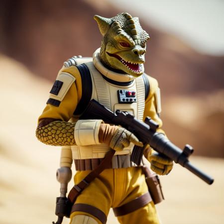 cinematic film still of  <lora:Bossk:1.2>
Bossk a reptilian cartoon character with a gun and a helmet in star wars universe, shallow depth of field, vignette, highly detailed, high budget, bokeh, cinemascope, moody, epic, gorgeous, film grain, grainy