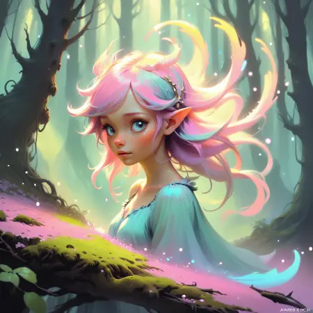Digital Artist style (Andreas Rocha)