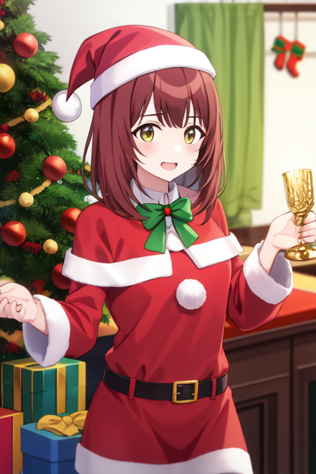 inazukinozomi, santa costume, santa hat, Christmas, 🏆, 🎄