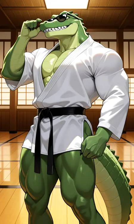Karate Croc From Brutal paws of fury