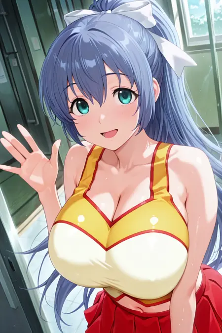 Chieri Shizukuichi - Paizuri Cheerleader vs Sakunyuu Ouendan!