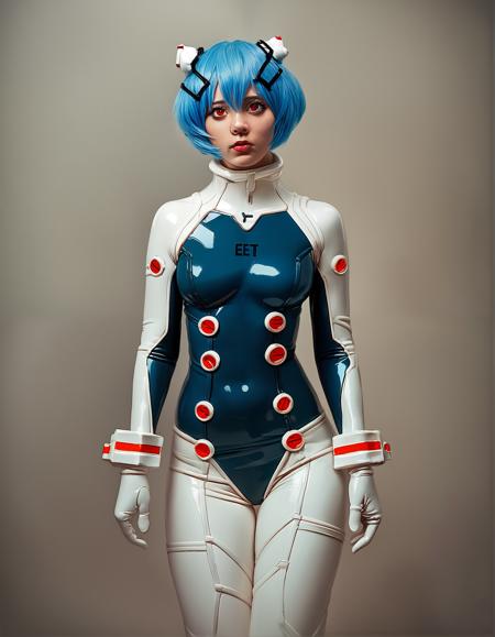 Latex Rei Ayanami Cosplay | SDXL/Pony | Multiple Outfits v1 Test Plugsuit Pony