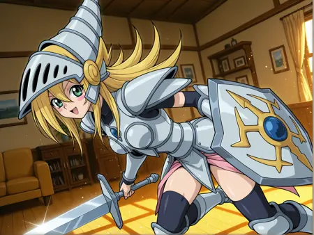 Dark Magician Girl | Dark Magician Girl Dragon Knight | Dark Skin | Illustrious XL V2.0 | SDXL | Yu-Gi-Oh!