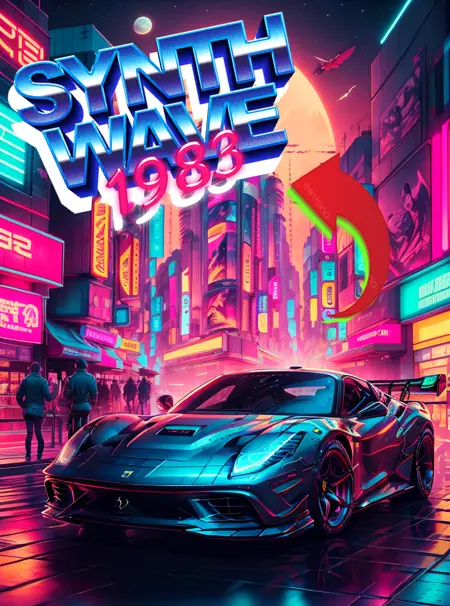 Synthwave 1983 - Style - by YeiyeiArt