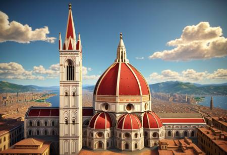 masterpiece by Giotto di Bondone of New York City. Ultra High Definition 64K, Detailed and Intricate, Digital Art, Photo, Realistic, Cinematic, Studio Lighting, Beautiful Lighting, landscape view.