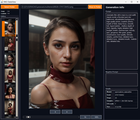 IMG DataView - image viewer with metadata v2.0