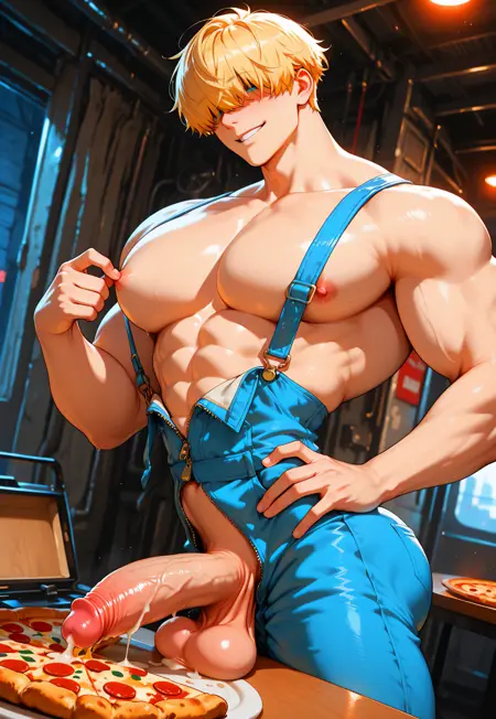 Balls on Table - Penis on Food - Resting Testicles