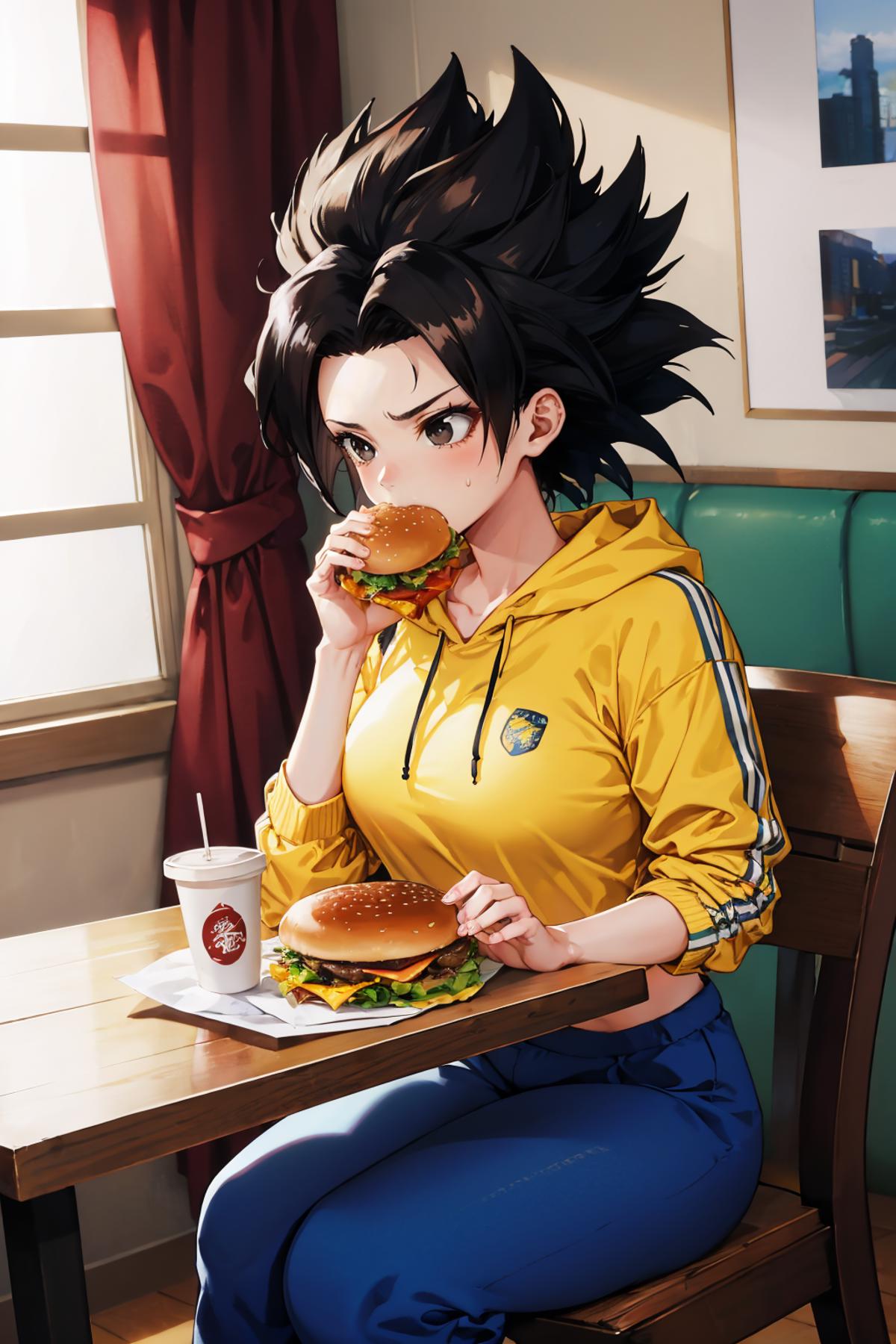 Huge Two-Handed Burger LoRA image by novowels