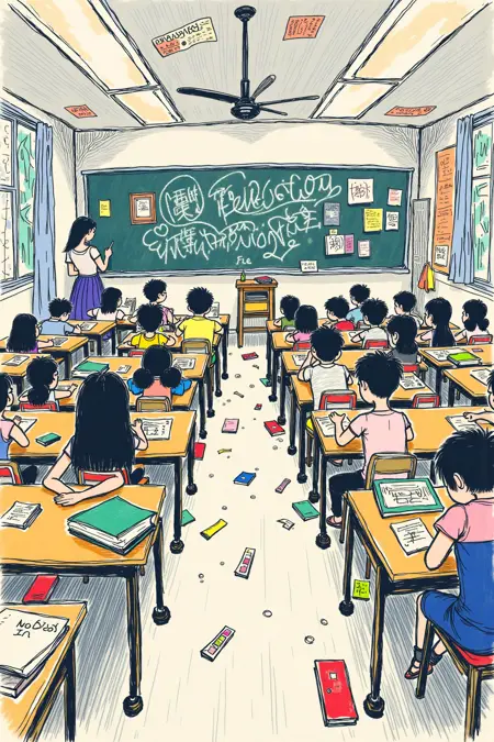 Children's Illustrations with a Hand-drawn Doodle Style