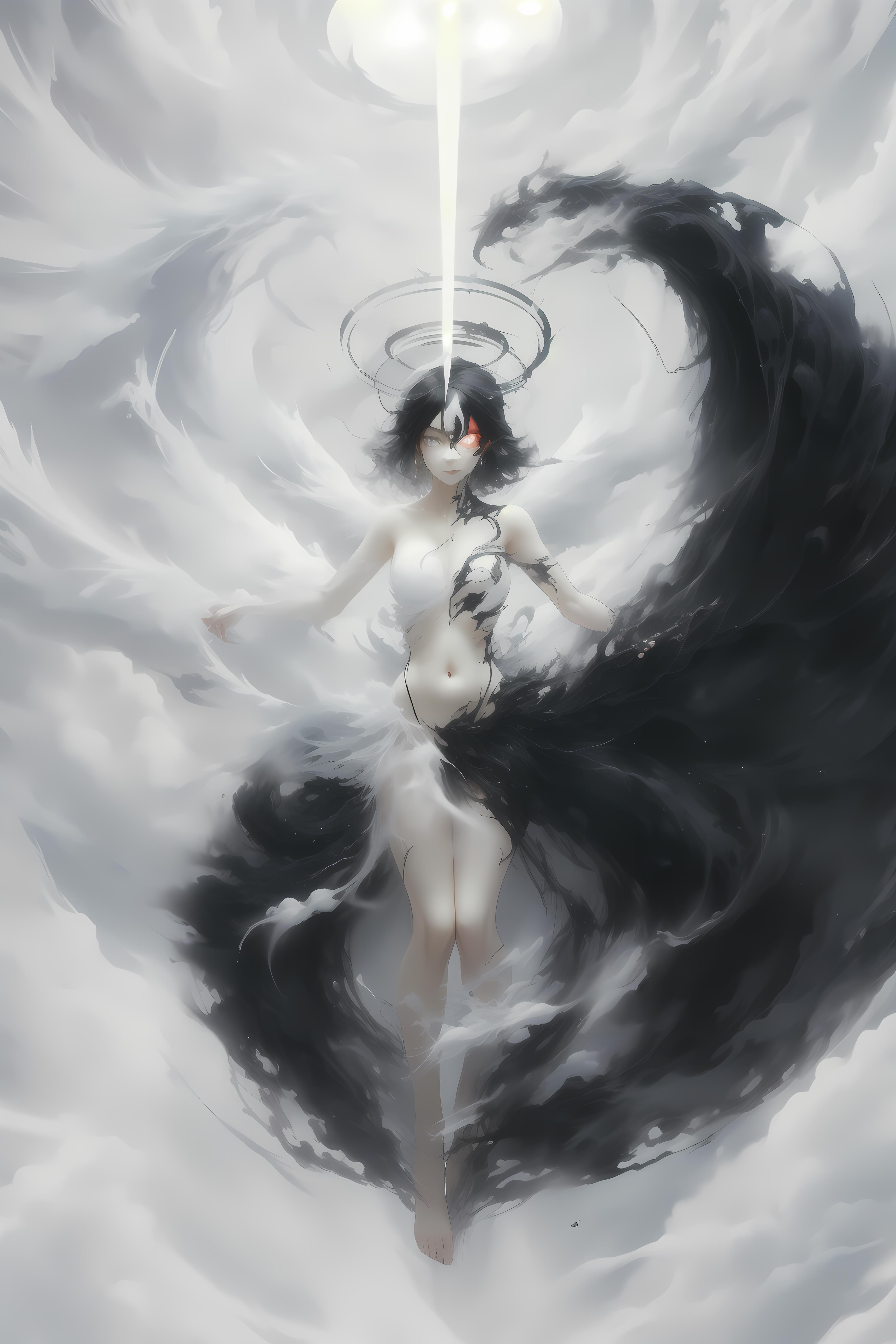 黑白·神魔 (Black and White · Gods and Demons) image by thanatos1111