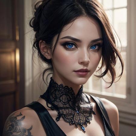 safe_pos, 8k portrait of beautiful 50yo woman with e-girl style hair, goth makeup, sexy, smirk, intricate, slutty, highly detailed, pervted, digital photography, art by artgerm and ruan jia and greg rutkowski surreal painting gold dragonfly filigree, (masterpiece, sidelighting, finely detailed beautiful eyes: 1.2), hdr, (detailed video game arcade background:0.7)