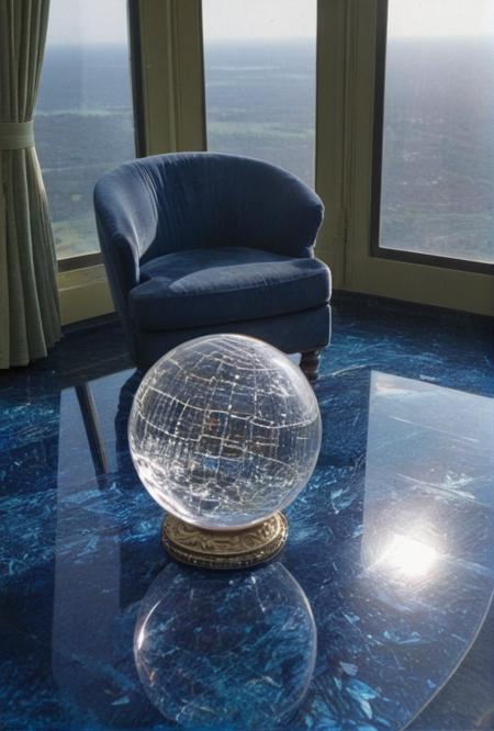 (analog photo of comfortable chair and table)(glass sphere with spark magnetically contained in the center of the glass sphere placed on sapphire floors in far above heavlies far above all principalities or powers)(Heavenly light)That he would grant you, according to the riches of his glory, to be strengthened with might by his spirit in the inner man
<lora:LCM-LoRA-XL_V1:0.21>
<lora:SDXLHighDetail_v5:0.3>
<lora:sdxl_photorealistic_slider_v1:1.2>  
<lora:Great-Lighting-XL_V1:0.8> great lighting
