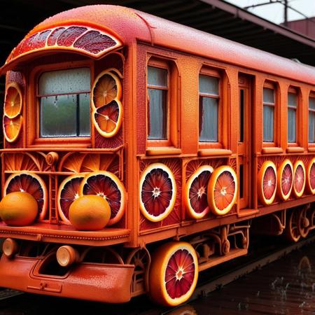 train car, windows in blood orange style, wet, still life,
intricate, detailed, high quality, colorful